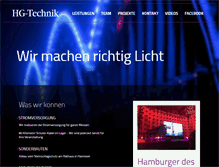 Tablet Screenshot of hg-technik.com
